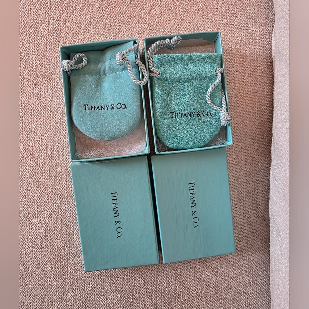 Tiffany & Co. Mini Box and Pouch Set Lot of 2